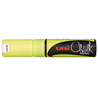 Uni Chalk Marker 8.0mm Chisel Tip Fluoro Yellow PWE-8K